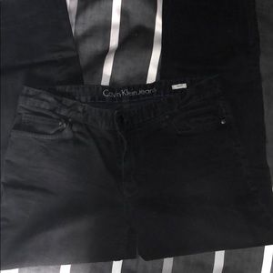 Black Calvin Klein washed jeans 👖 36x30 straight